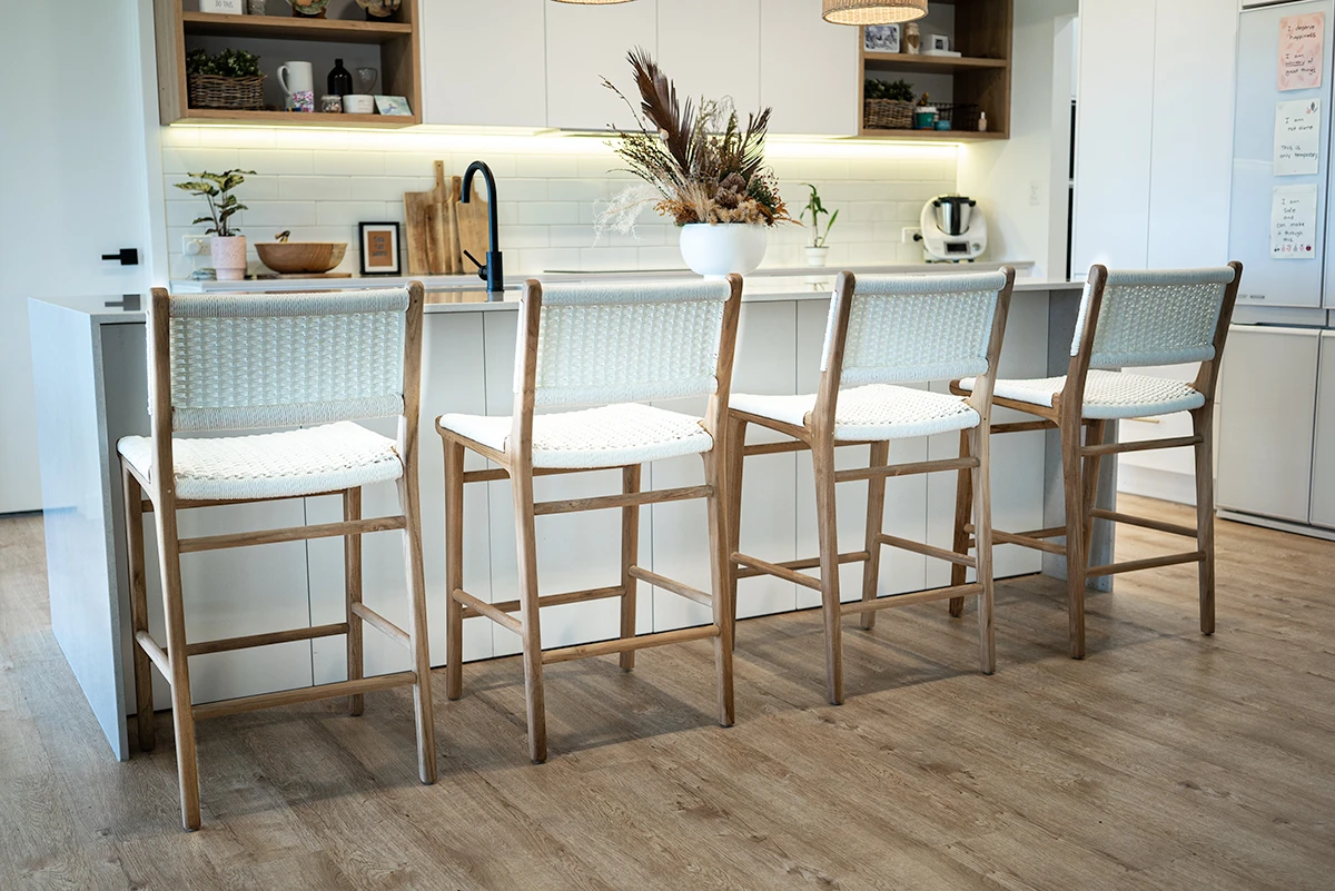 Zen Counter Stool – White (Close Weave) 13 Zen Counter Stool – White (Close Weave) - Image 11