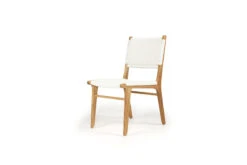 Zen Dining Chair – White (Close Weave) -Abide Interiors Zen Dining Chair White Close Weave 3