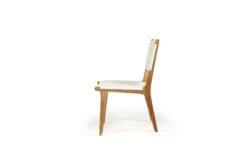 Zen Dining Chair – White (Close Weave) -Abide Interiors Zen Dining Chair White Close Weave 4