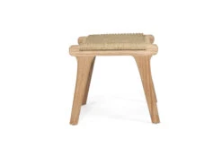 Zen Lazy Chair Ottoman – Sand (Close Weave) -Abide Interiors Zen Ottoman Sand CloseWeave 4