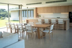 Zen Dining Chair – White -Abide Interiors Zen Side White OW Styled 3 1