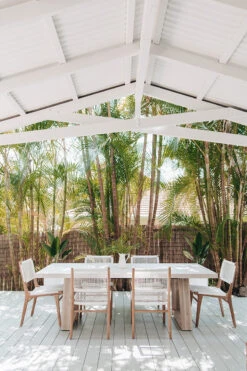 Zen Dining Chair – White -Abide Interiors Zen Side White OW Styled 3