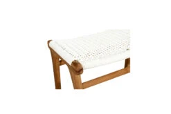 Zen Lazy Chair Ottoman – White (Close Weave) -Abide Interiors Zen Lazy Chair Ottoman White Close Weave 5