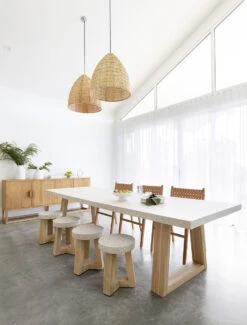 ETerrazzo Elkstone Stool – Ivory Coast With Ivory Washed Legs -Abide Interiors eTerrazzo Stool 9