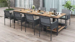 Carmel Outdoor Bar Cart – Asteroid Black (Charcoal) Powder Coated Frame -Abide Interiors image 15 1